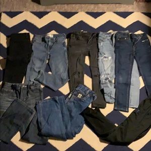 Boys pants lot- 5 jeans/1 athletic joggers 7